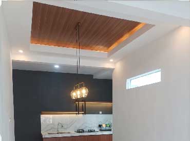Pemasangan plafon PVC 1